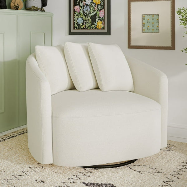 DDD Beautiful Drew Chair by Drew Barrymore, Cream