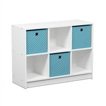 MANSD Mainstays 11" 6-Cube Storage Organizer, White